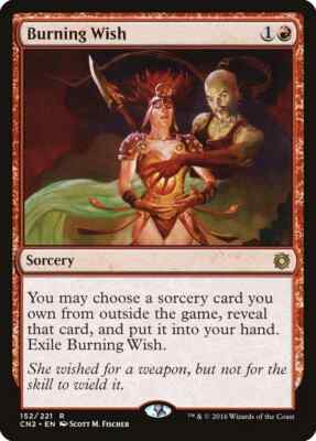 Burning Wish [Conspiracy: Take the Crown] Magic MTG - Lightly Played