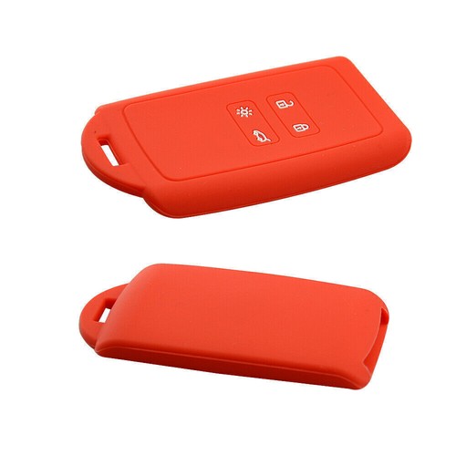 HIBEYO Smart Custodia Per Chiave Auto, In Morbido TPU, Per Renault Koleos Kadjar Megane (Solo Keyless Go) Portachiavi Nero - Foto 11
