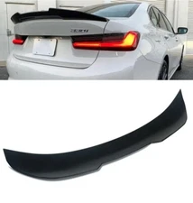 Fit BMW 3 Series G20 Trunk Spoiler Wing High Kick Carbon Fiber Look 2019-23 330