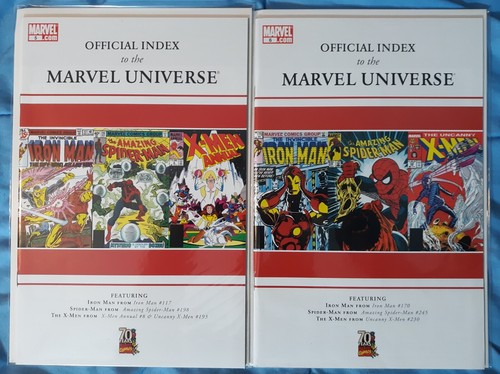 Índice Oficial X-Men Spider-Man Iron Man #1,2,3,4,5,6,7,8,9,10,11,12,13,14 Casi Nuevo - Imagen 4 de 8
