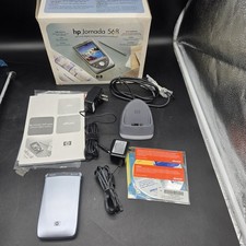 HP Jornada 568 Pocket PC PDA Windows CE Tested Complete w/ Box Dock Manuals...