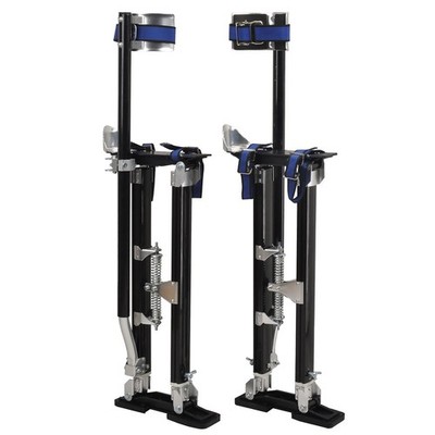 Adjustable 24''-40'' Drywall Stilts Aluminum Tool - Painting Painter Taping Black
