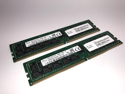(Set of 2) SK Hynix 32GB DDR4-2666 DIMM / HMA84GR7CJR4N-VK Server RAM