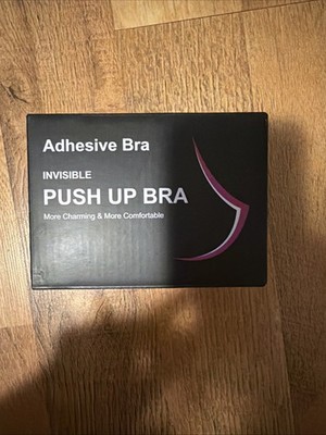 Adhesive Bra Reusable Strapless Self-Silicone Push-Up Bra Cup Size B