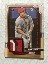 2024 Topps Museum Collection Meaningful Material Relic Mike Trout 1/10 Patch
