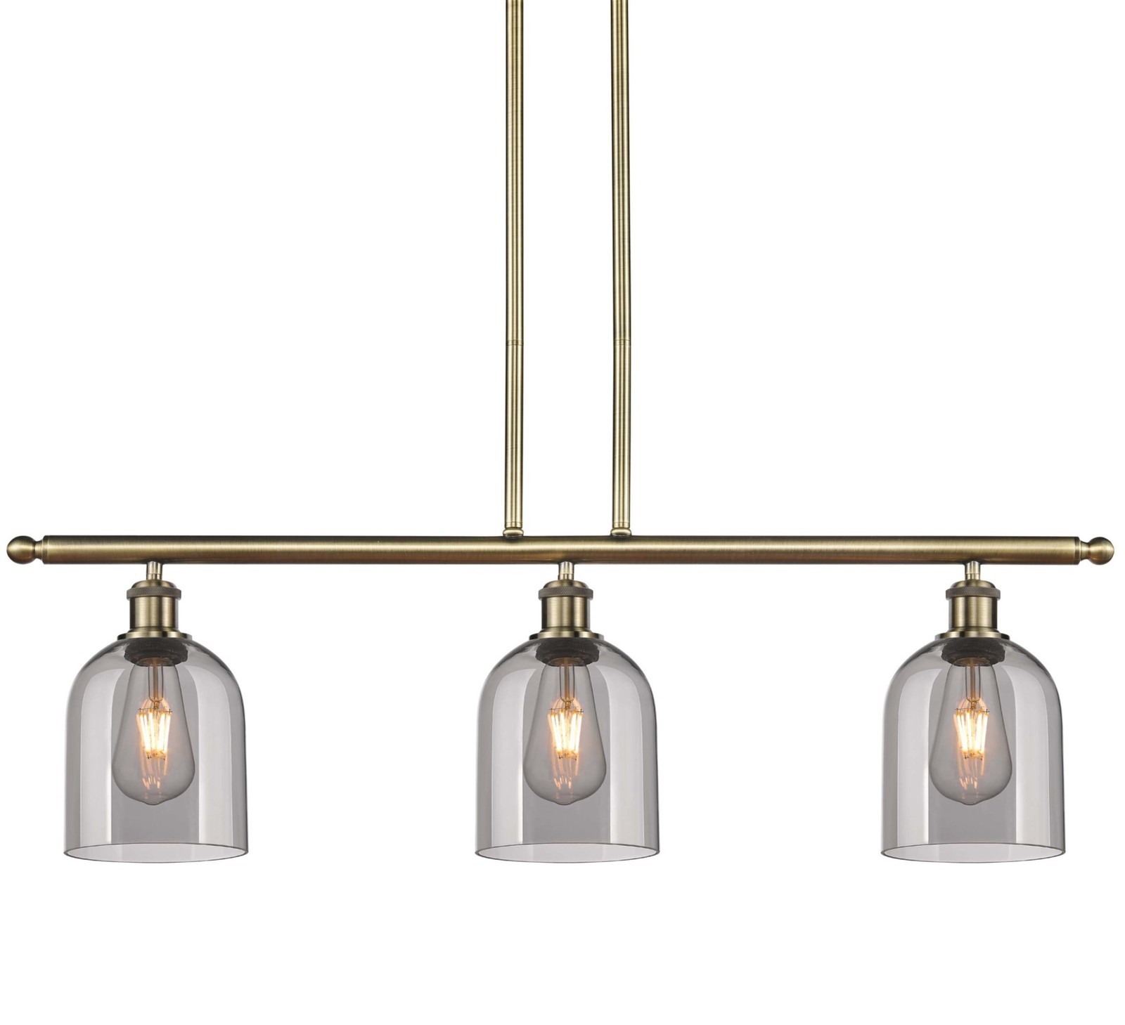 Innovations Lighting Bella 3-Light Pendant in Antique Brass 516-3I-10-36