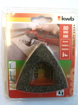 KWB Raspel Delta 709544 (Hartmetall-bestreut, 80 mm