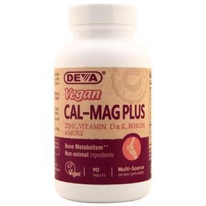 Deva Nutrition Vegan Cal-Mag Plus, 90