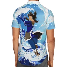 Korra Hawaiian Shirt Aloha Summer Casual Beachwear