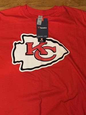 NWT Kansas City Chiefs Patrick Mahomes Fanatics Red Name & Number Jersey T-Shirt