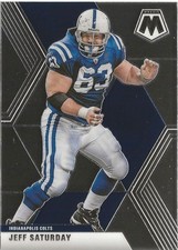 2020 Panini Mosaic Jeff Saturday #96 Indianapolis Colts