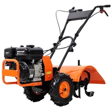 Heavy duty Power Rear Tine Tiller 7HP Gas Engine 212CC 20" W 8" D Cultivator New