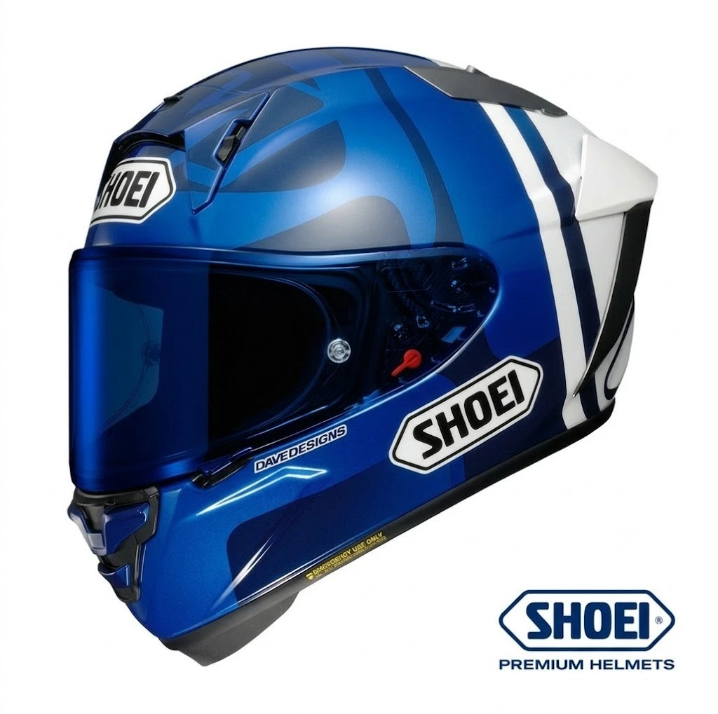 SHOEI Blue Motorcycle & Powersports Helmets for sale | eBay