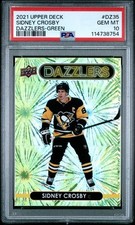 Sidney Crosby PSA 10 2021 Upper Deck Dazzlers Green DZ35
