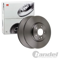 2X NK Bremsscheiben 316Mm BelÜFtet Vorne Passend FÜR MERCEDES-BENZ C-KLASSE CLK