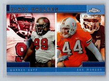 Warren Sapp / Dan Morgan 2001 Topps Chrome Combos Refractors #TC11 Football