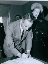 1957 Truman Presidential Library Open Gov Matthew Welsh Register Photo 6x8