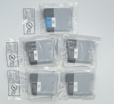 BROTHER LC61BK Black Ink Cartridges x4 LC61C Cyan x1 Genuine OEM NEW, Sealed