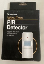 Wickes Wire Free PIR Detector NEW IN BOX See Picture Back Of Box 4Compatibility