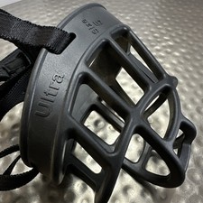 Baskerville Ultra Dog Muzzle Size 5 Black Adjustable Humane Basket Muzzle