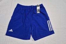 Adidas Men s Club 3 Stripe Tennis Shorts Lucid 7 " Shorts IZ3231 Casual Shorts