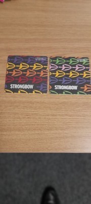 2 Strongbow Cider Biermatten 