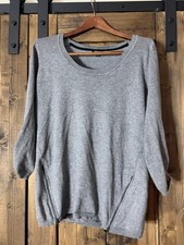 Women’s grey "karissa & me" sweater in size Xl