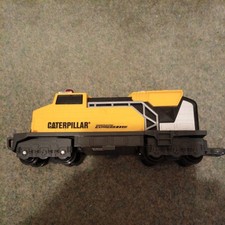 CAT Caterpillar Construction Express Motorised Lights XL Train Set Railway Track