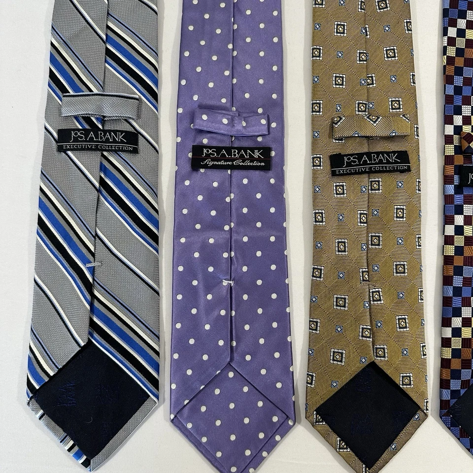 Lote de 6 Jos A. Corbatas Bank Signature para hombre Foto 4 de 4