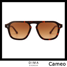 DIMA Eyewear 🌞 Cameo Havana - Schildpatt-Sonnenbrille Aviator-Rahmen 🌞 NEU OVP