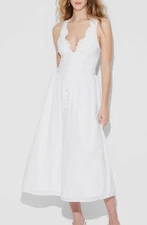 NEW Wild Fable Women's Lace Maxi Sundress White Size Large