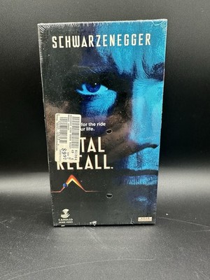Total Recall VHS Tape New Factory Sealed 1994 Avid LIVE Schwarzenegger