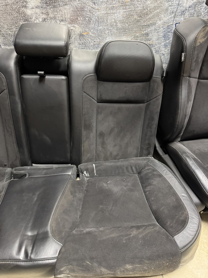 1968 Charger Front & Rear Upper Door Panel Pads in Black - Legendary