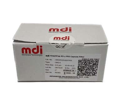 Advanced Microdevices MDI AseptiCap KS-y Capsule Filter 1'' 0.2um DKSX5101AJXX301