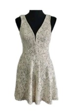 Bailey Blue Gold Tea cocktail dress size XL