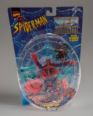 1997 Toy Biz Marvel SpiderMan Web Splashers Sea-Hunter Spidey