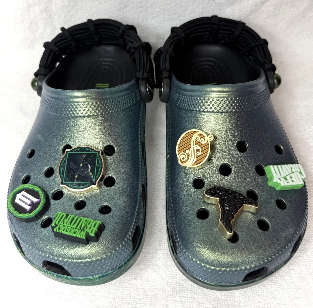 CROCS x Wicked Elphaba Unisex Slip On Clogs Sandals- SZ Men 5- Women 7 Crocs x Wicked Elphaba Classic Clogs - | Mercari main image 4