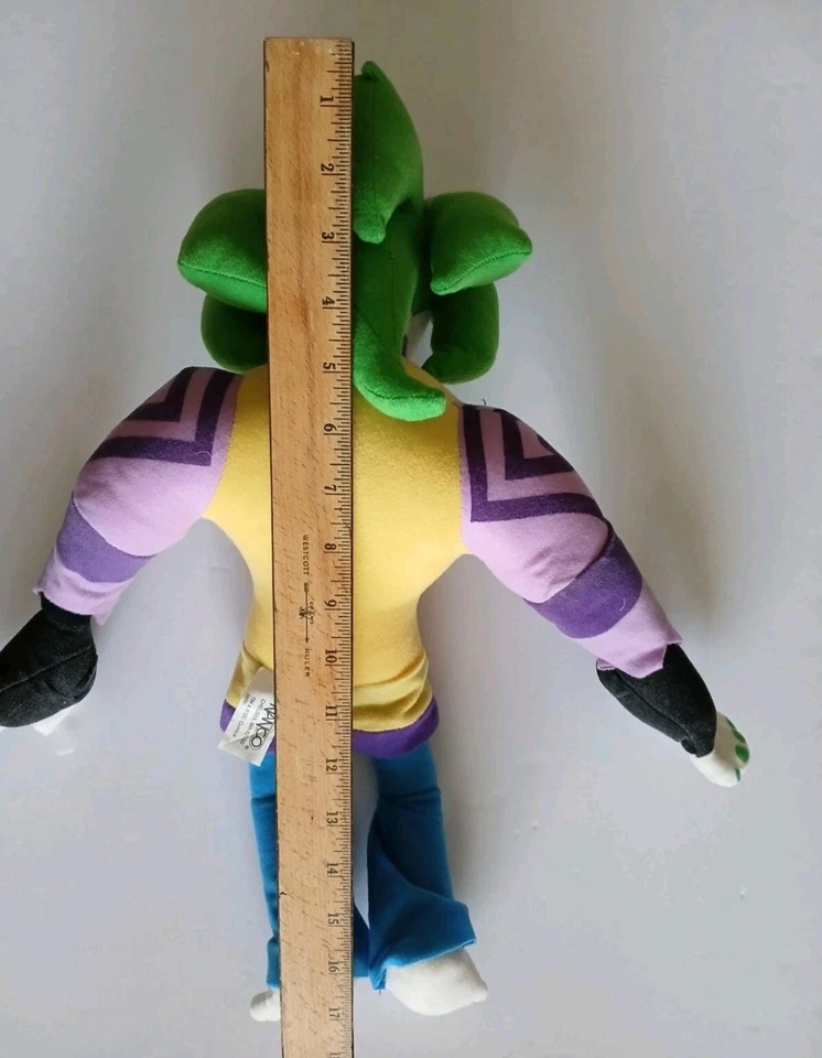 Muñeco de peluche vintage DC Comics Joker 18" NANCO Batman villano animado coleccionable Foto 4 de 4