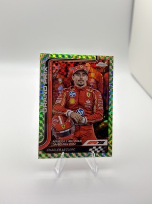 Topps F1 2025 Chrome Charles Leclerc Grand Prix Driver of the Day #145 Green /99