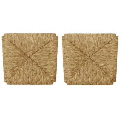 MEDIAWAVE STORE Kit 2 pz Ricambio Seduta 996 in Paglia Fondo per Sedia Arte Povera 33x37