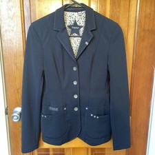 Veste de dressage marine Pikeur avec motif étoile taille 34 US6)