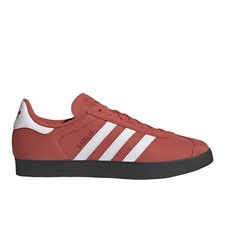 adidas Gazelle Lace Up  Mens Red Sneakers Casual Shoes JR6295