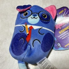 Dogs vs Squiris Kenneth Beanie plush Toy, 4"H, NWT