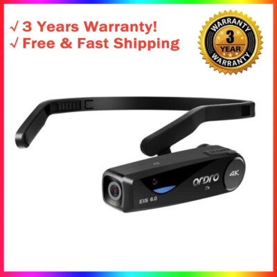 ORDRO EP6 PLUS 4K Sports Camera Head Mounted Camera Vlog Action Camera EIS 6.0 #