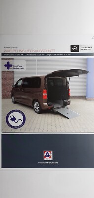 AMF-Bruns: Opel Zafira-e Life Behindertenfahrzeug (Prospekt-Blatt); 09/2020