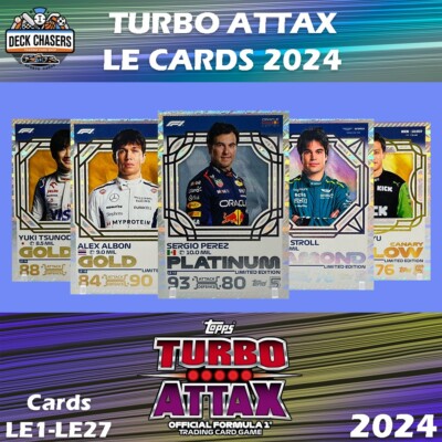 Topps F1 Turbo Attax 2023 Trading Cards - Starterpack Boîte De 24 Pochettes P 4675