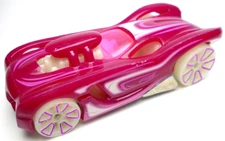 2017 HOT WHEELS 16 ANGELS GLOW IN THE DARK PINK 1:64 DIECAST 2 3/4" CAR W/ WHITE
