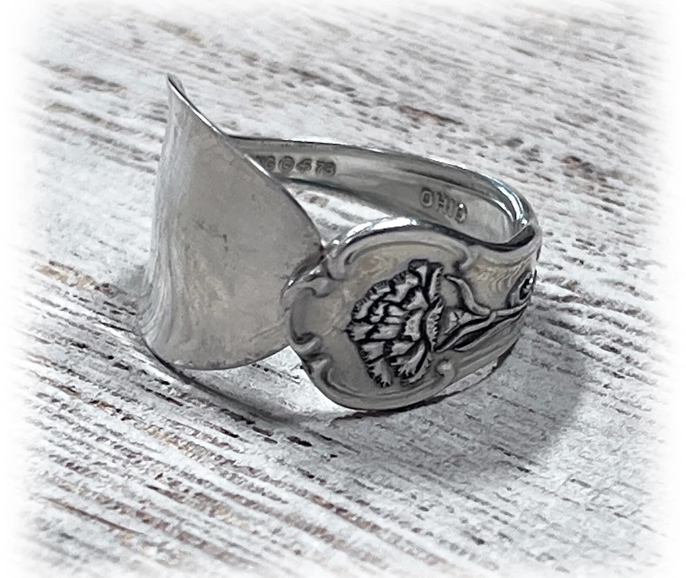 Franklin Mint Sterling Silver Salt Spoon State Flowers Variety YOUR CHOICE - Image 4 of 4