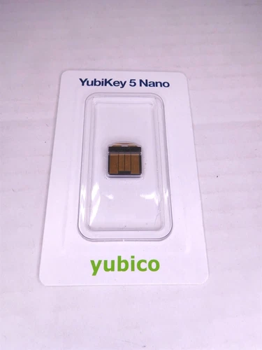 YubiKey 5 Nano Two Factor Authentication USB and NFC Security Key (062425)
