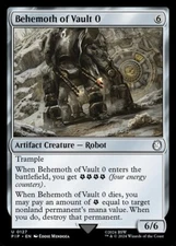 MTG Fallout U Behemoth of Vault 0 #0127